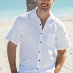 White Button Down Shirt for men