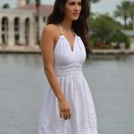 Martinique Spaghetti Strap Dress – Cotton Natural