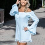 Bianca Arctic Blue Dress