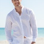 Men's White button down shirt